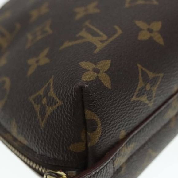 LOUIS VUITTON Monogram Trousse Demi Ronde Cosmetic Pouch M47520 LV Auth 89922 - Picture 14 of 16